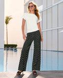 Beyond Travel Print Palazzo Pant Stunning Spots Travel