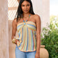 Embellished Halter Neck Sweater Multi