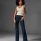 Monterey High Rise Wide Hem Bootcut Jean Dark Rinse