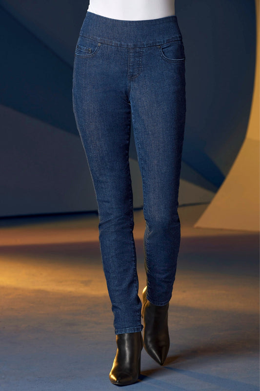 Nora Skinny Pull On Jean Ink