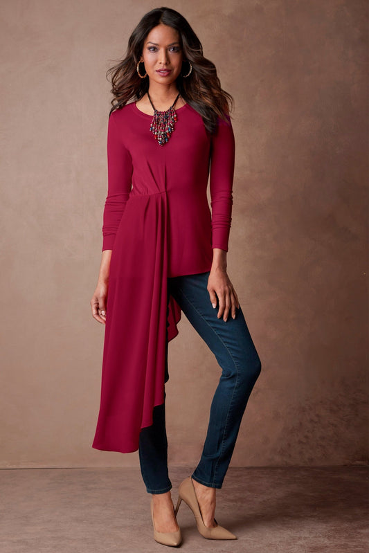 Nora Skinny Pull On Jean Dark Wash