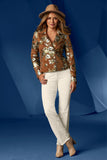 High Waisted Bootcut Jean Off White