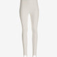 Malibu Belted Ponte High Waist Wide Leg Trouser Pant Off White