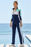 B-Active Colorblocked Coordinating Set Navy Multi