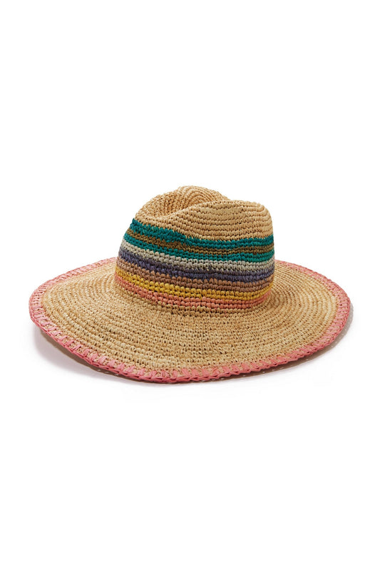 Multicolored Trim Hat Multi
