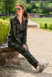 Cool Camo and Animal Puff Slv Set Green/Gray