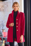 Classic Tailored Coat Red
