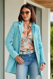 Classic Tailored Coat Airy Blue