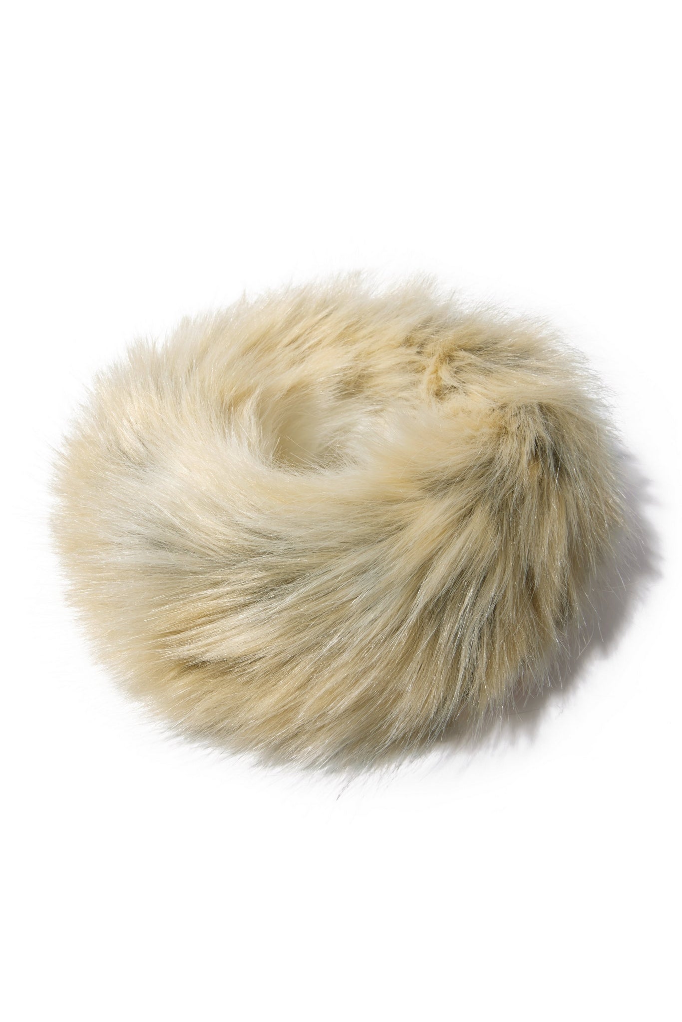 Faux Fur Halo Headband Artic Fox