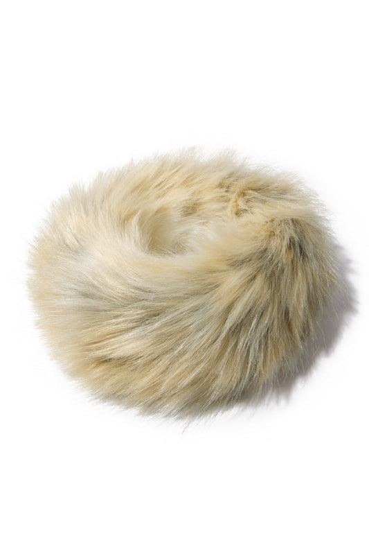 Faux Fur Halo Headband Artic Fox