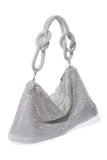 Crystal Mesh Handbag Silver