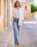 Malibu High-Rise Wide Leg Jean Light Med Wash