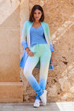 Ombre Lounge Jogger Green Blue