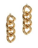 Gold Chain Link Earring Gold