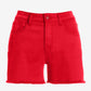 Proper Cutoff Denim Short Racing Red