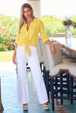 Proper Wide-Leg Chino Pant White