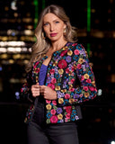 Hand Beaded and Embroidered Floral Jacket Multi