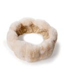 Faux Fur Headband Cream