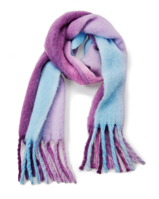 Ombre Winter Scarf Purple Multi