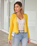 Embellished Trim Cardigan Dandelion