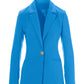 Modern Single Button Blazer Blithe Blue