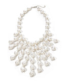 Statement Pearl Necklace White