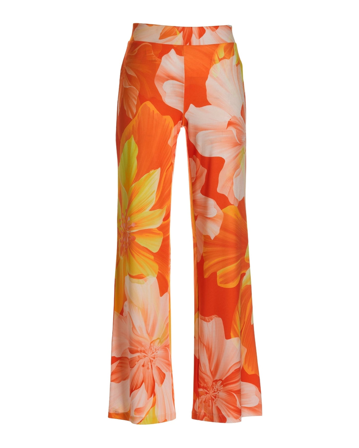 Malibu Silk Lilies Print Palazzo Pant Multi