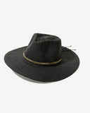 Monte Carlo Straw Hat Black