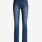 Newport High-Rise Slim Straight-Leg Jean Mid Blue