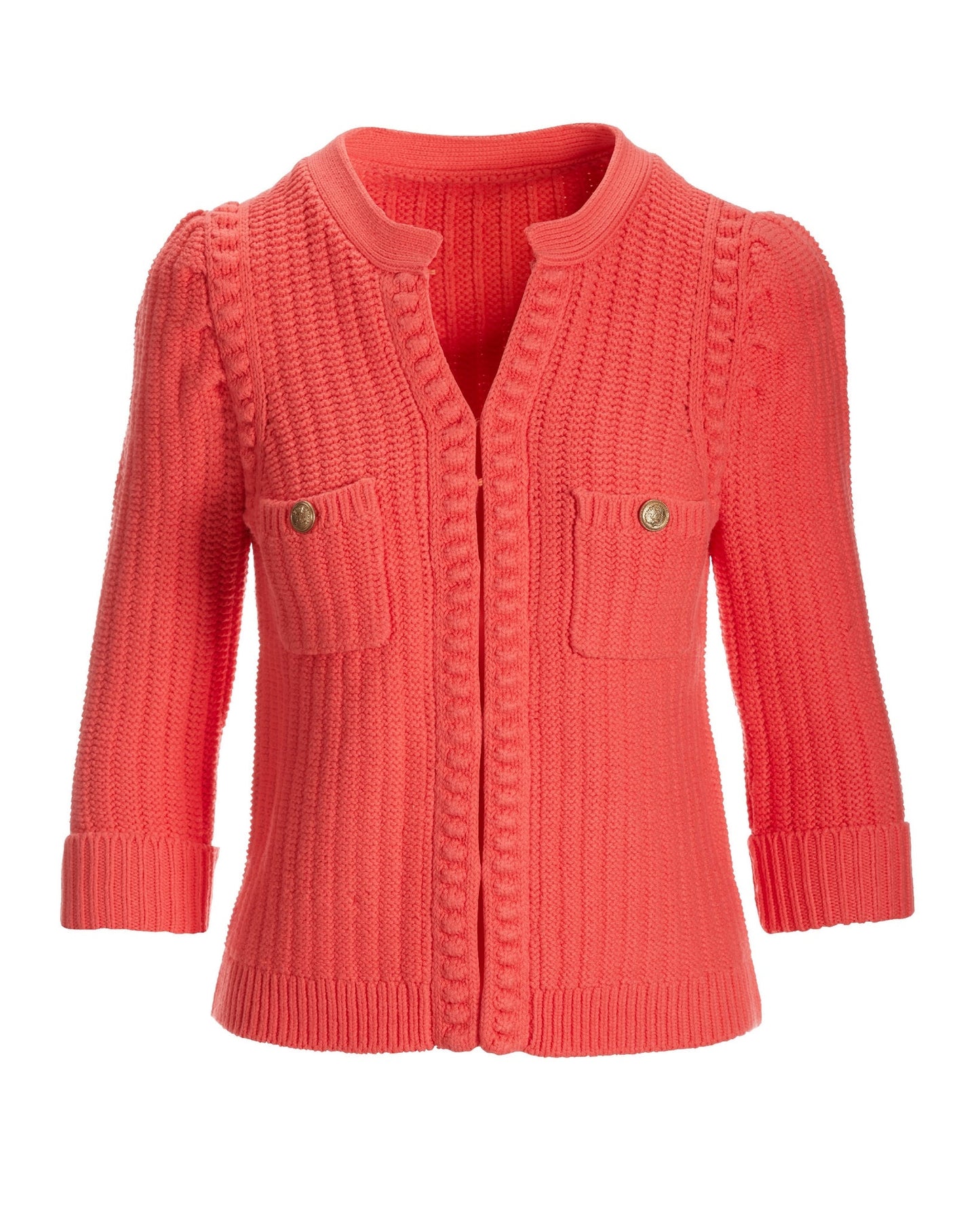 Puff Sleeve Sweater Cardigan Dubarry