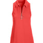 Collared Zip-Up Sleeveless Knit Top Dubarry