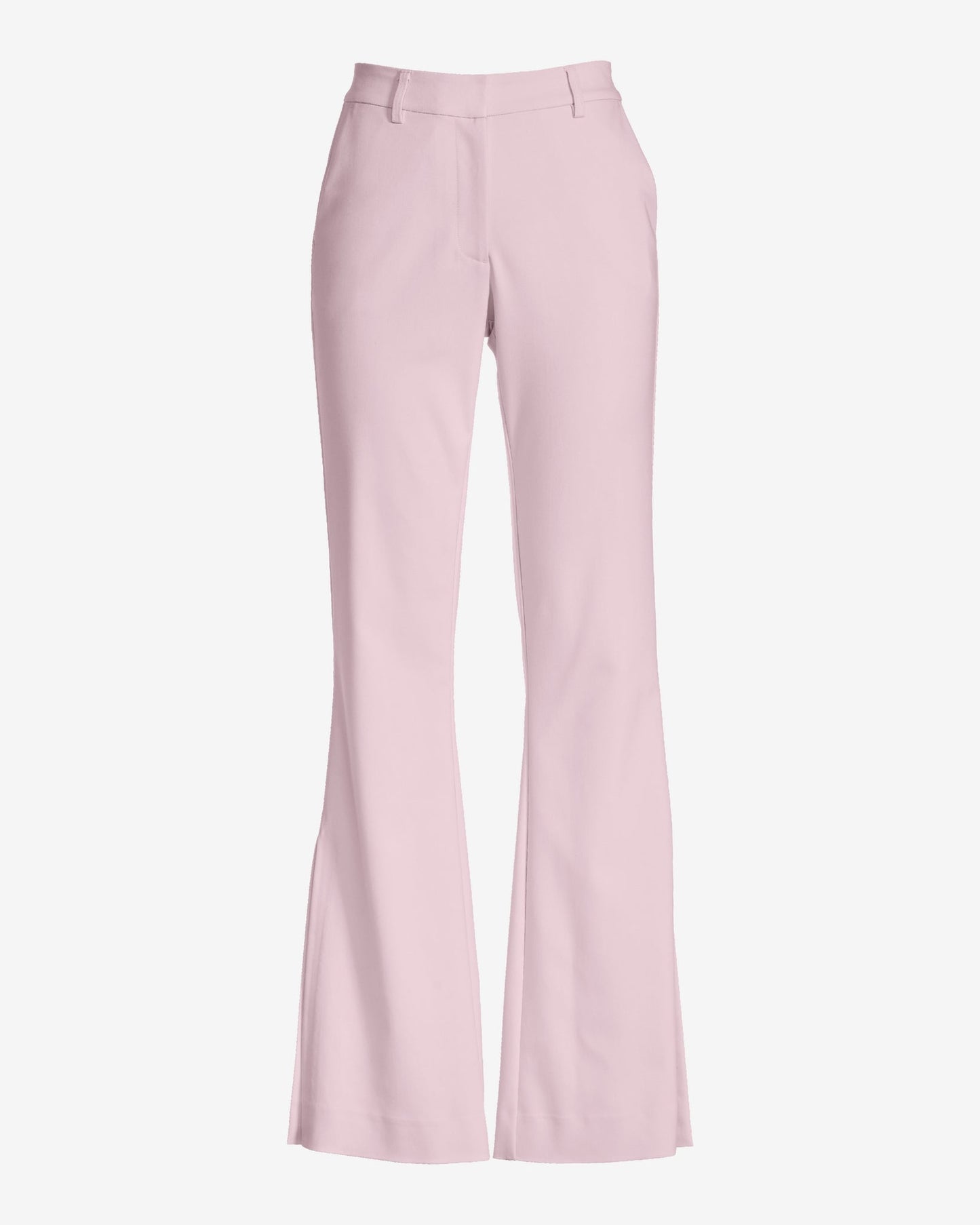 Monterey Modern Bootcut Side-Slit Trouser Pant Pink Quartz