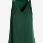 Nikki V-Neck Charmeuse Blouse Deep Emerald