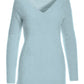 V Neck Cozy Sweater Kentucky Blue