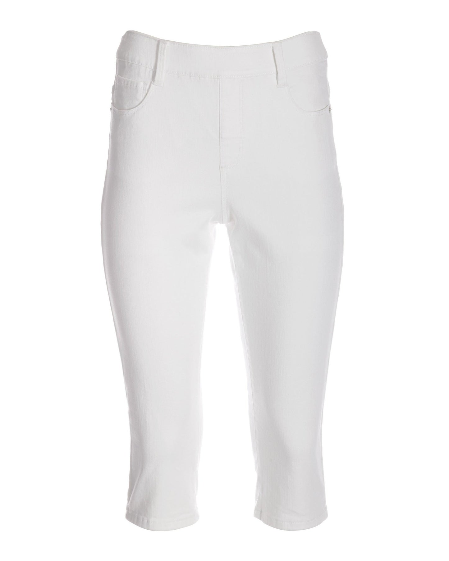 Pull-On Pedal Pusher White