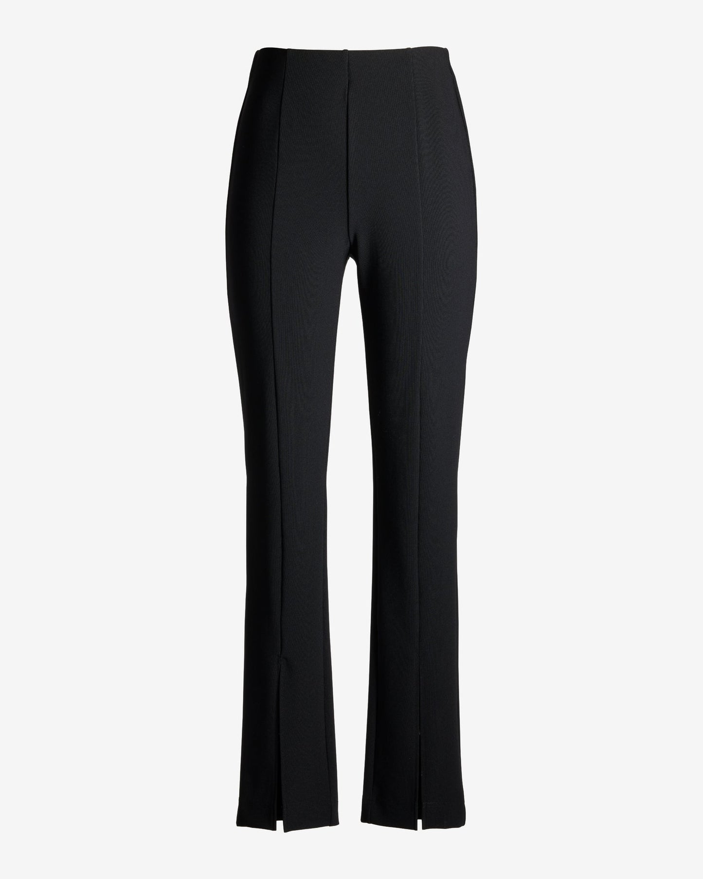 Beyond Travel High Rise Slit Front Pant Jet Black