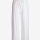 Cotton Comfort Wide Leg Lounge Pant White
