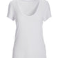 So Effortless Scoopneck T Shirt White