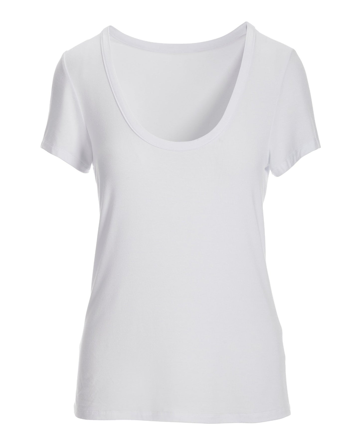 So Effortless Scoopneck T Shirt White