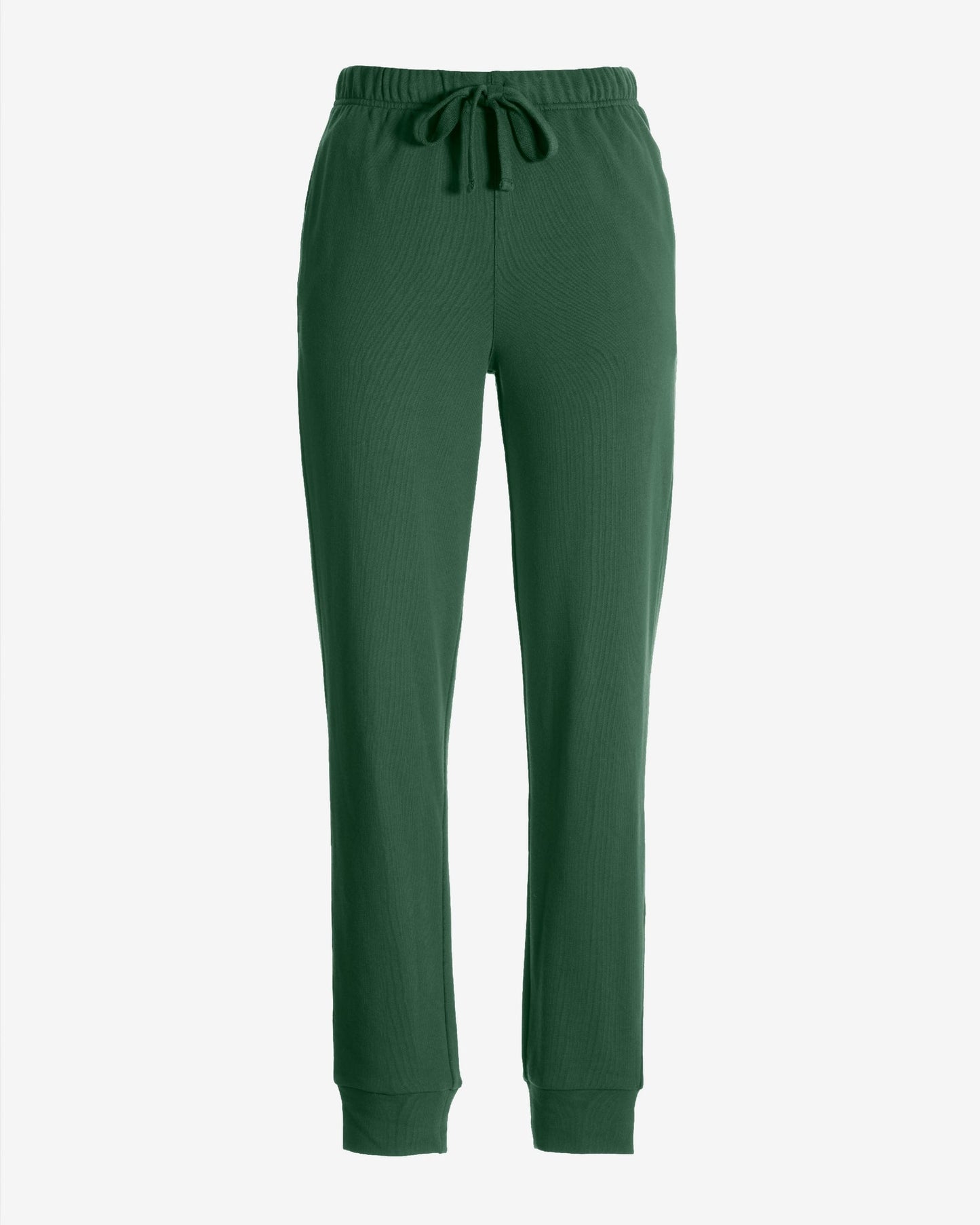 Cotton Comfort Drawstring Pocket Jogger Thyme Green