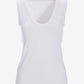 So Effortless Scoop-Neck Tank Top White