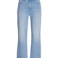Malibu Wide Leg Cropped Jean Light Wash Denim