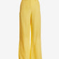 Casual side slit Linen pant Lemon Drop
