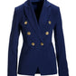 Modern Double-Breasted Blazer Navy