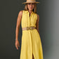 Raffia Gold Square Buckle Belt Natural