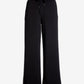 Luxe Lounge Drawstring Wide Leg Pant Black