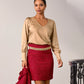 Pearl and Gold Chain Belt Gold