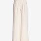 Malibu Wide Leg Effortless Drape Trouser Pant Off White