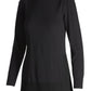 Puff-Sleeve Side Slit Sweater Proper Black