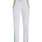 Racerstripe Loop Terry Crop White Blue Multi